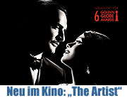 "The Artist" - ausgezeichnet mit 3 Golden Globes. Der Stummfilm kommt am 26.01.2012 ins Kino 